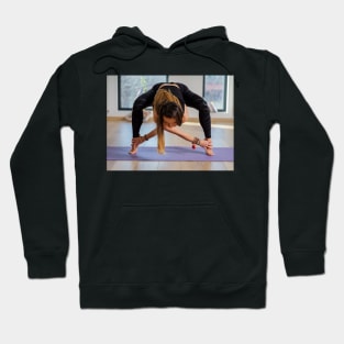 Woman in various yoga postures Hoodie